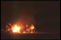 064031 Beach Campfire, Playa Los Cerritos, Baja A4 Photo Print