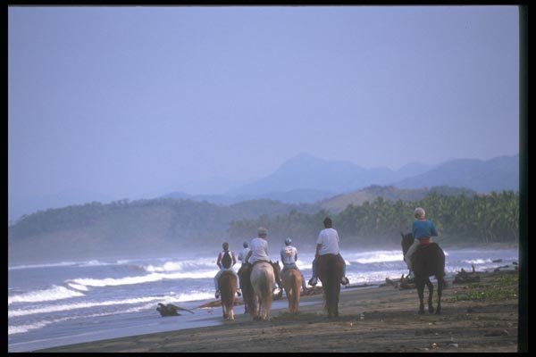 064055 Horseback Riding Ixtapa Pacific Coast A4 Photo Print