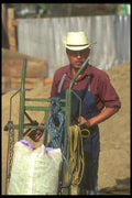 064091 Waiting For A Load To Carry, Oaxaca Market A4 Photo Print