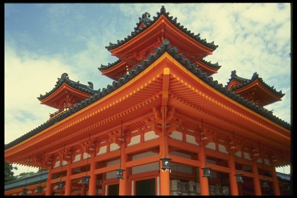 065022 Heian Jingu Shrine A4 Photo Print