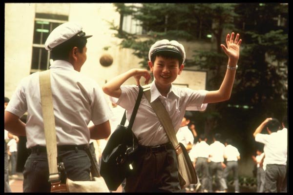 065058 School Boys A4 Photo Print