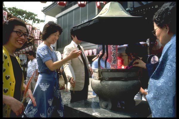 065061 Incense Burning Ritual A4 Photo Print