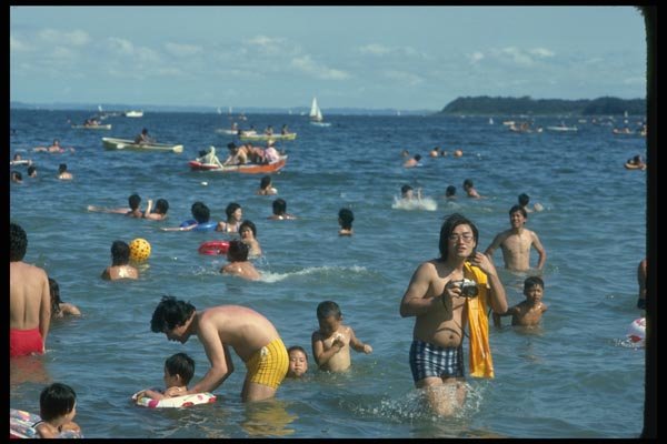 065065 Beach Near Yokohama A4 Photo Print