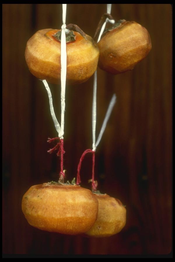 065105 Persimmons Drying, Kofu A4 Photo Print