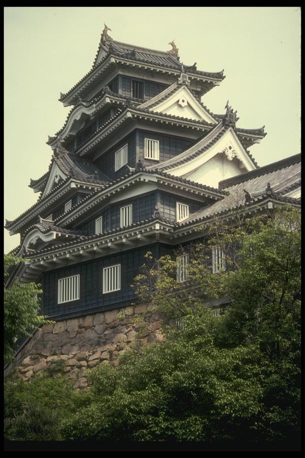 065110 Okayama Castle Okayama A4 Photo Print