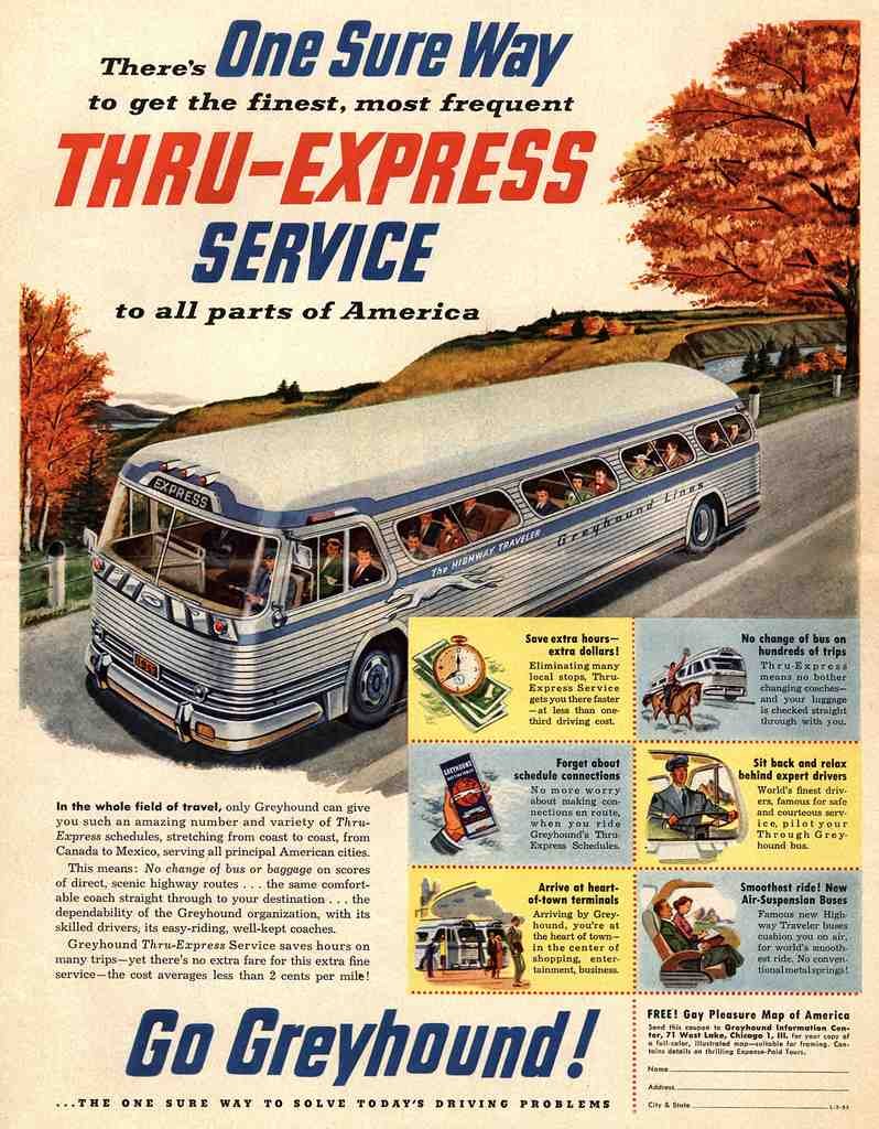066 Express 1953 Vintage A4 Photo Print