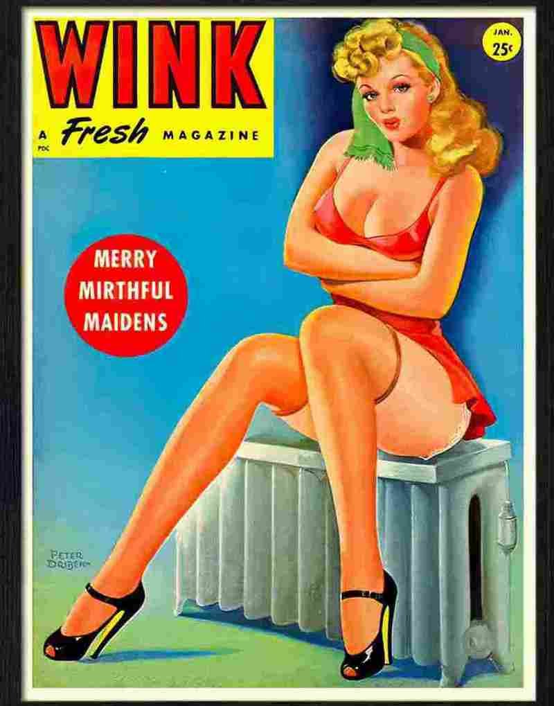 067 wink glamour magazine cover 2 Advert A4 Photo Print