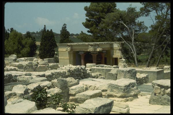 067025 Palace Of Minos, Knossos A4 Photo Print