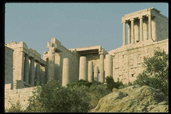 067027 The Propylaea Acropolos, Athens A4 Photo Print