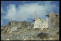 067029 Windmills In The Mountains Of Crete A4 Photo Print