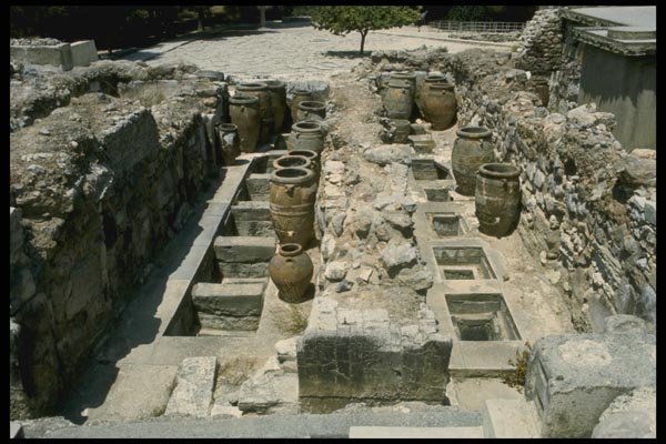 067030 Storage Magazines Knossos, Crete A4 Photo Print