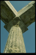 067031 Column Detail Aphaia, Aegina A4 Photo Print