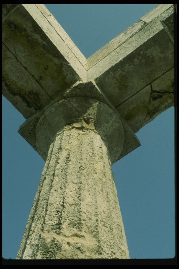067031 Column Detail Aphaia, Aegina A4 Photo Print