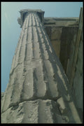 067040 Ionic Column Detail Acropolis, Athens A4 Photo Print