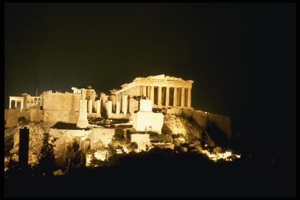 067044 Acropolis, Athens A4 Photo Print