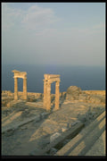 067050 Poseidon Temple, Rhodes A4 Photo Print