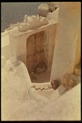 067069 Doorway To The Sea, Thera A4 Photo Print