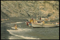 067071 Fishing Boats Volcanic Beach, Thera A4 Photo Print