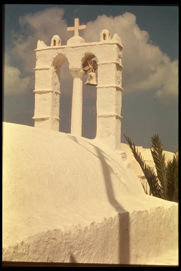 067072 Bell Tower Ios, Cyclades A4 Photo Print