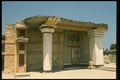 067078 Mural And Columns Knossos, Crete A4 Photo Print