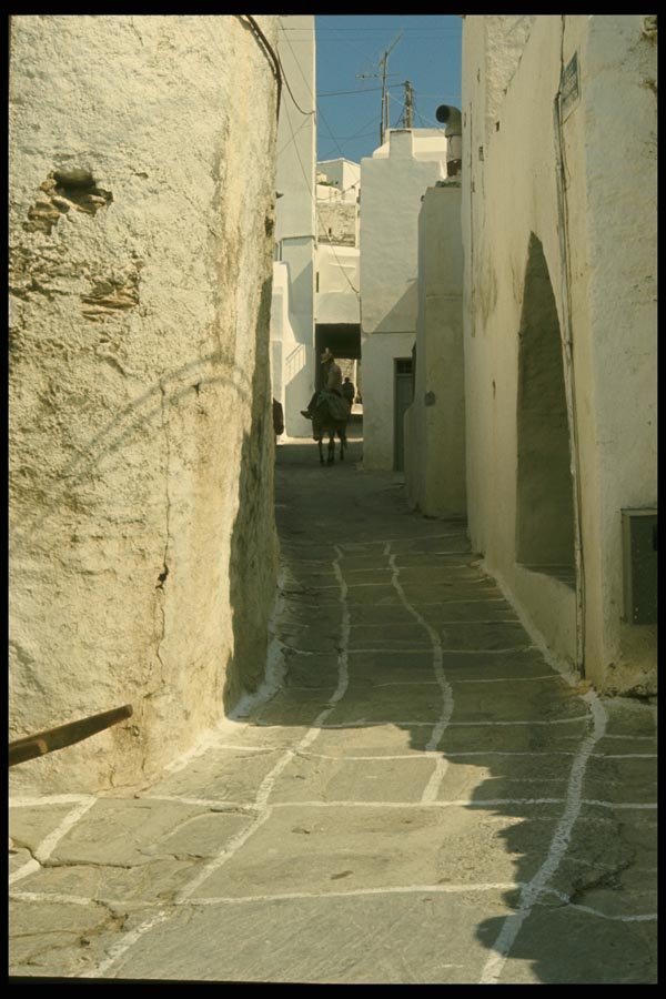 067085 Paros Village Paros, Cyclades A4 Photo Print