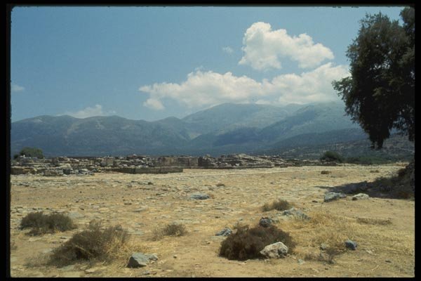 067092 Phaistos, Crete A4 Photo Print