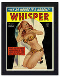 067H whisper glamour magazine cover 2 Vintage Advert A4 Photo Print