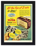 068 ultra radio 1950s 2 Vintage Advert A4 Photo Print