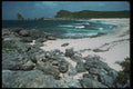 068005 Beach At Island's Edge Pointe des Chateaux, Guadeloupe A4 Photo Print