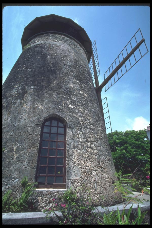 068015 Stone Windmill Near Saint Francois, Guadeloupe A4 Photo Print