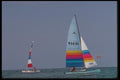 068020 Sailboats Paradise Island, Bahamas A4 Photo Print