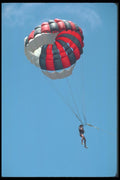 068036 Parasailing Along Seven Mile Beach Grand Cayman Island A4 Photo Print