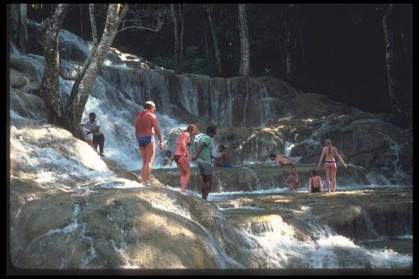 068041 Dunn's River Falls Ocho Rios, Jamaica A4 Photo Print