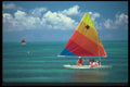 068051 Sailing, Beach Near Negril Jamaica A4 Photo Print