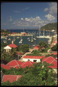 068054 Atlantic Ocean From St. Barthelemy French West Indies A4 Photo Print