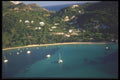 068060 Beach And Landscape St. Barthelemy, French West Indies A4 Photo Print