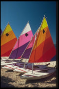 068063 Windsails On The Sand Negril, Jamaica A4 Photo Print