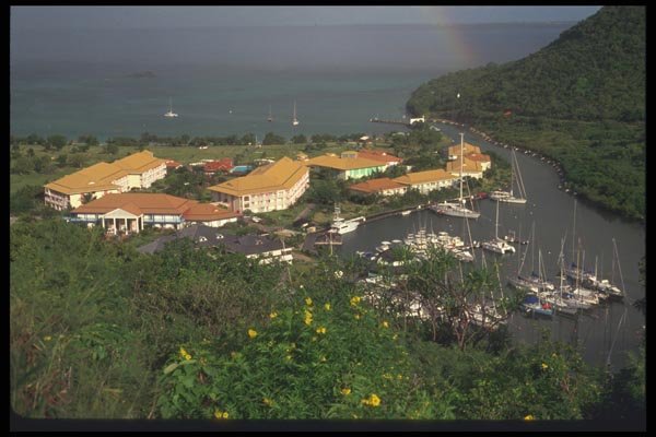 068065 L'Habitation Hotel And Marina, Marcel Cove Sint Maarten A4 Photo Print