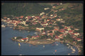 068071 Buildings With Red Roofs Terre de haut, Off Guadeloupe A4 Photo Print