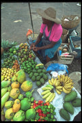 068096 Vendor, Fruit Market Fort de France, Martinique A4 Photo Print