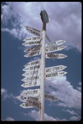 069059 Signpost Tennant Creek, Northern Territory A4 Photo Print