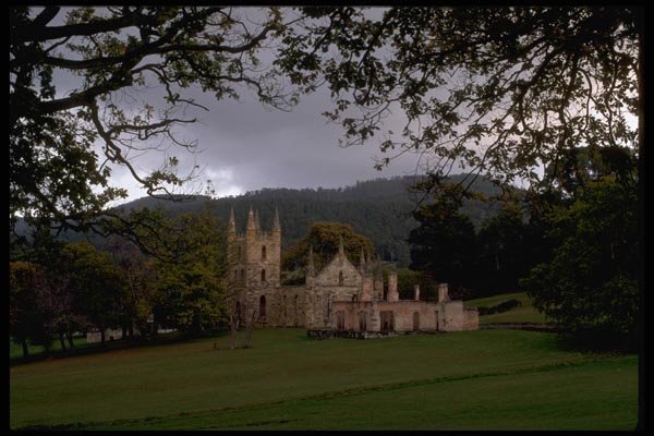 069097 Church Port Arthur, Tasmania A4 Photo Print