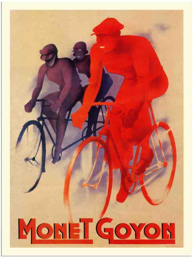 07 monet goyon cycling poster 2 Vintage Advert A4 Photo Print