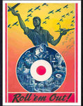 07 roll em out war poster promoting aluminium Advert A4 Photo Print