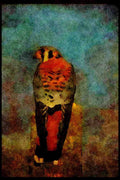 070067 Kestrel Hawk On Hunting Perch A4 Limited Edition Watercolour Print