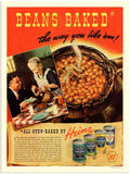070206 Heinz Baked Beans 1940S Vintage Advert A4 Photo Print