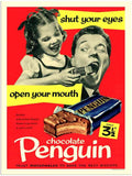 070210 Penguin Biscuit 1950S advert A4 Photo Print