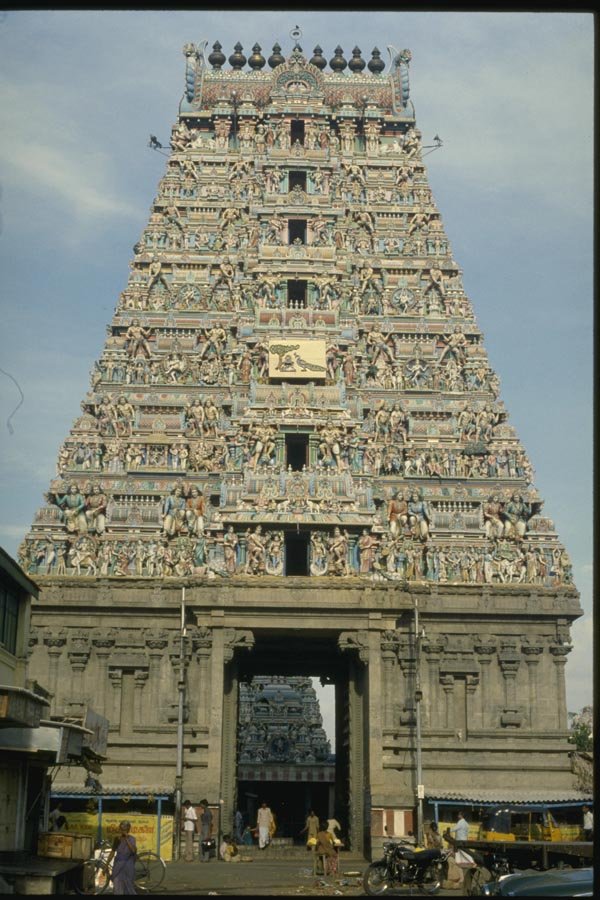 071008 Siva Temple, Madras, Tamilnadu A4 Photo Print