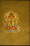 071013 Wall Painting Of Ganesa, Madhubani, Bihar A4 Photo Print