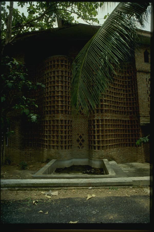071019 Brickwork, Architect Laurie Baker, Trivandrum, Kerala A4 Photo Print